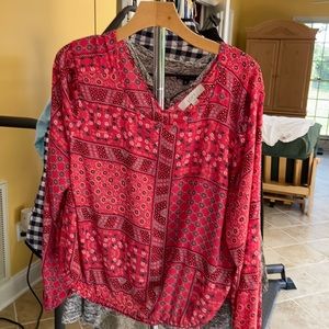 Loft Patchwork blouse